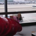 Haley at San Fran airport