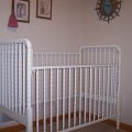 Putting the crib together (3)
