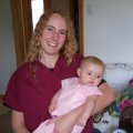 Aug 23, 2007 - Kylee and mommy in scrubs (3)