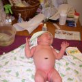 June 11, 2007 - Kylees first bath (2)