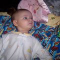 Nov 4, 2007 - Kylee in crib (2)