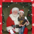 Dec 20, 2013 - Kylee and Santa