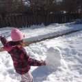 April 18, 2013 - Building Snowman (5)