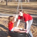 April 26, 2013 - Kylee and Mom Tire swing Banana Split (16)