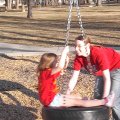 April 26, 2013 - Kylee and Mom Tire swing Banana Split (3)