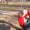 April 26, 2013 - Kylee and Mom Tire swing Banana Split (5)
