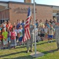 August 20, 2013 - flag raising at Pioneer