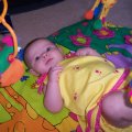 Kylee on play mat (3)